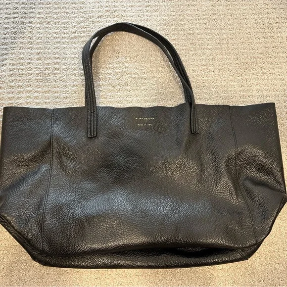 Kurt Geiger Black Leather Tote Bag - Picture 1 of 2